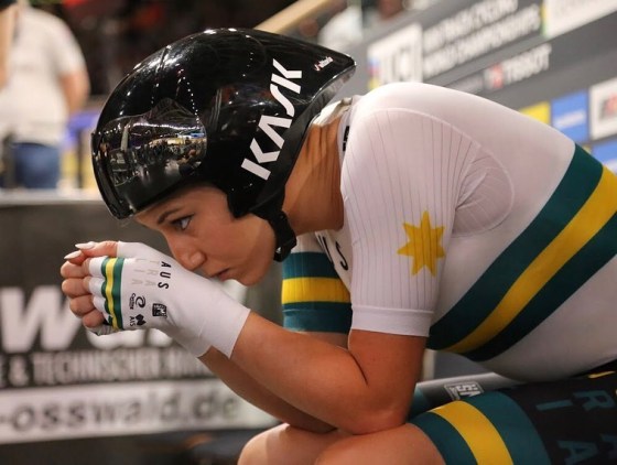 Maeve Plouffe at the Berlin 2020 Track World Championships